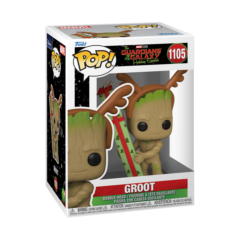 Cargue la imagen en el visor de la galería, Funko POP! Marvel: Guardians of the Galaxy - Holiday Special Groot Vinyl Figure
