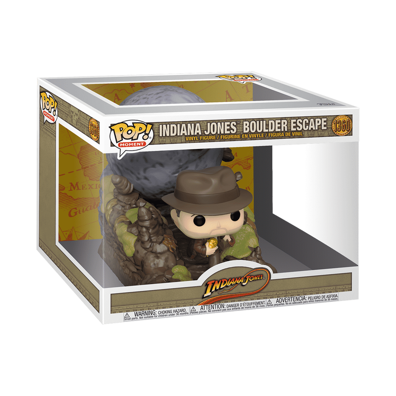 Chargez l&#39;image dans la visionneuse de la galerie, Funko - POP Moments: Indiana Jones - Boulder Escape Vinyl Figure
