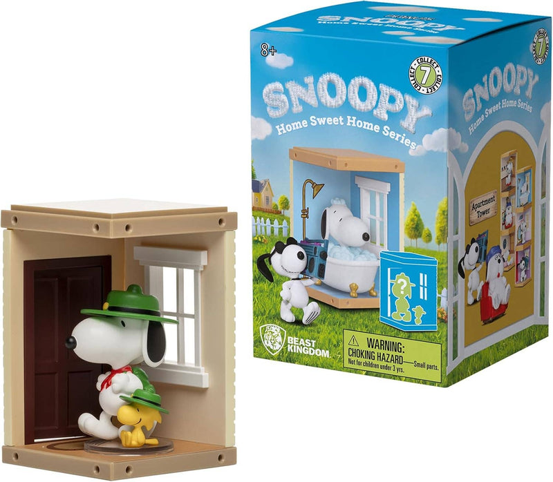 Cargue la imagen en el visor de la galería, Snoopy YuMe Hero Home Sweet Home Series  1Pc Blind Box
