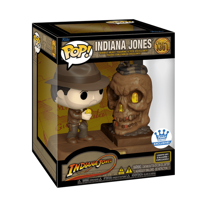 Funko POP! Deluxe:Movies Indiana Jones Indy Pop Action Figure