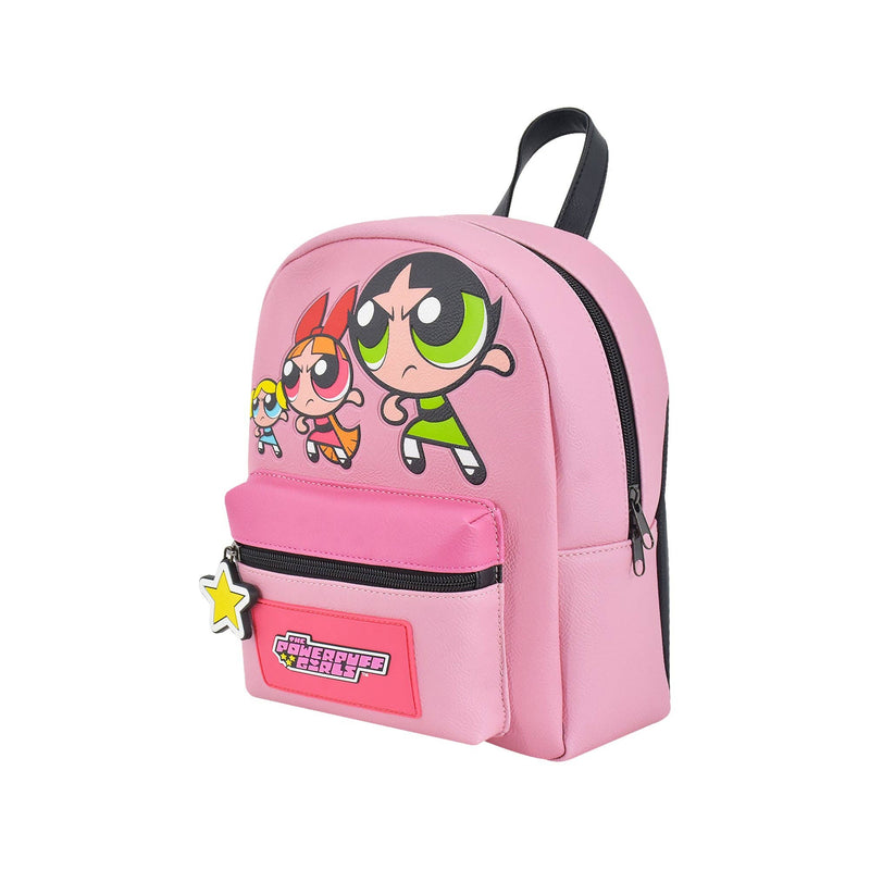 Cargue la imagen en el visor de la galería, Power Puff Girls Pow Crescent Art Mini Backpack
