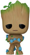 Funko - POP! Marvel: I Am Groot - Groot with Grunds