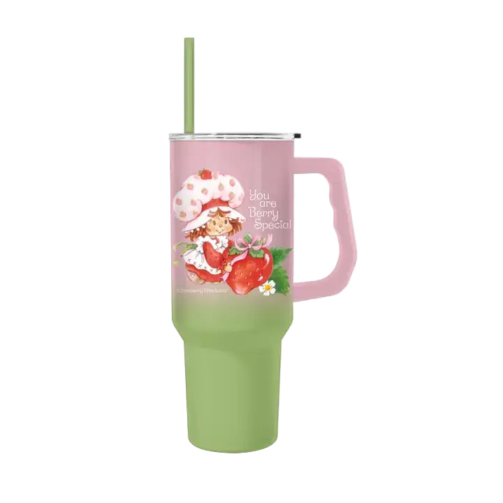 Cargue la imagen en el visor de la galería, Silver Buffalo Strawberry Shortcake Vintage Berry Ombre 40oz SS Tumbler
