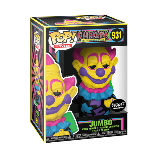 Funko POP! Movies: Killer Klowns From Outer Space - Jumbo Black Light Vinyl Figure