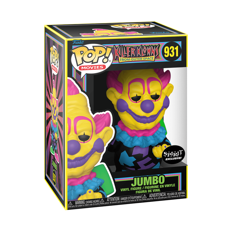 Funko POP! Movies: Killer Klowns From Outer Space - Jumbo Black Light Vinyl Figure