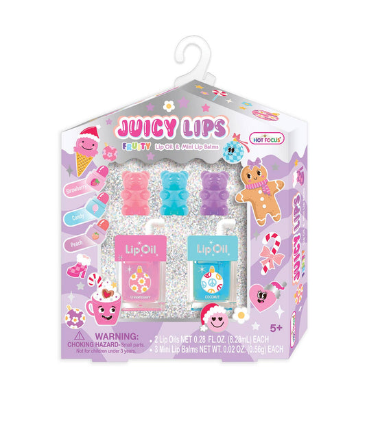 Hot Focus Holiday Juicy Lip Balms