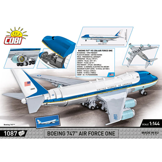 Cobi Boeing - 747 Air Force One Brick Toy