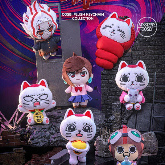 Hot Toys Dan Da Dan - Cosbi Series Vinyl Plush Keychain 1Pc Blind Box