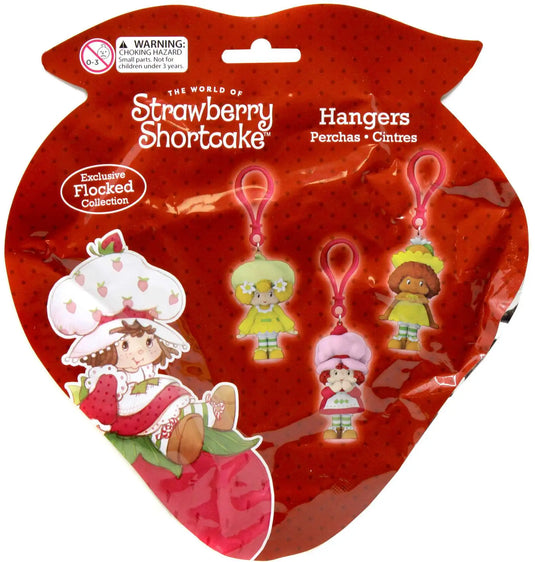 U.C.C. Distributing Strawberry Shortcake - Flocked Strawberry Shortcake 1pc 3D Figure Bag Clip Blind Bag