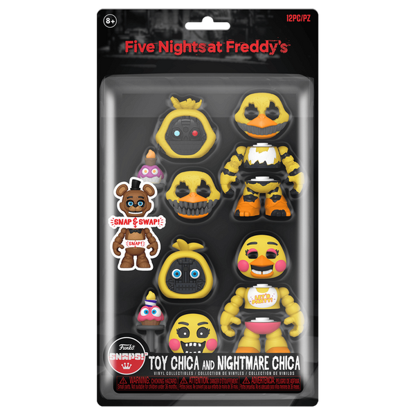 Funko Five Nights at Freddy’s: Snaps! Toy Chica and Nightmare Chica Vinyl Figure