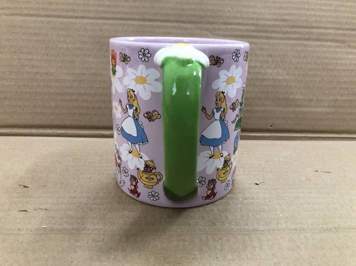 Load image into Gallery viewer, Alice in Wonderland Wild Flower 20oz Sculpted Handle Mug
