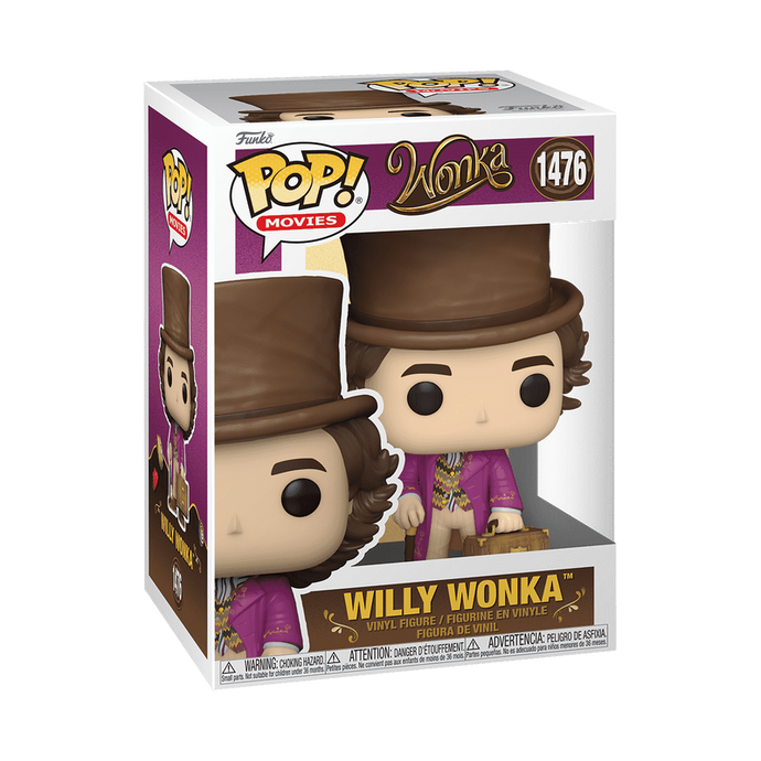 Funko POP! Movies: Willy Wonka With Briefcase Vinyl Figure