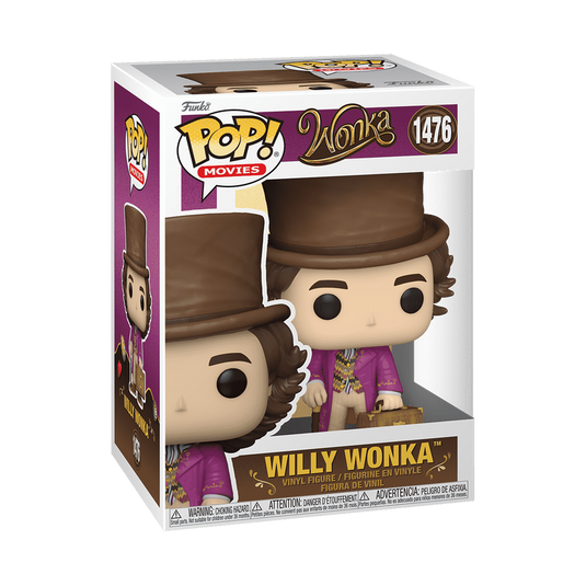 Funko POP! Movies: Willy Wonka With Briefcase Vinyl Figure