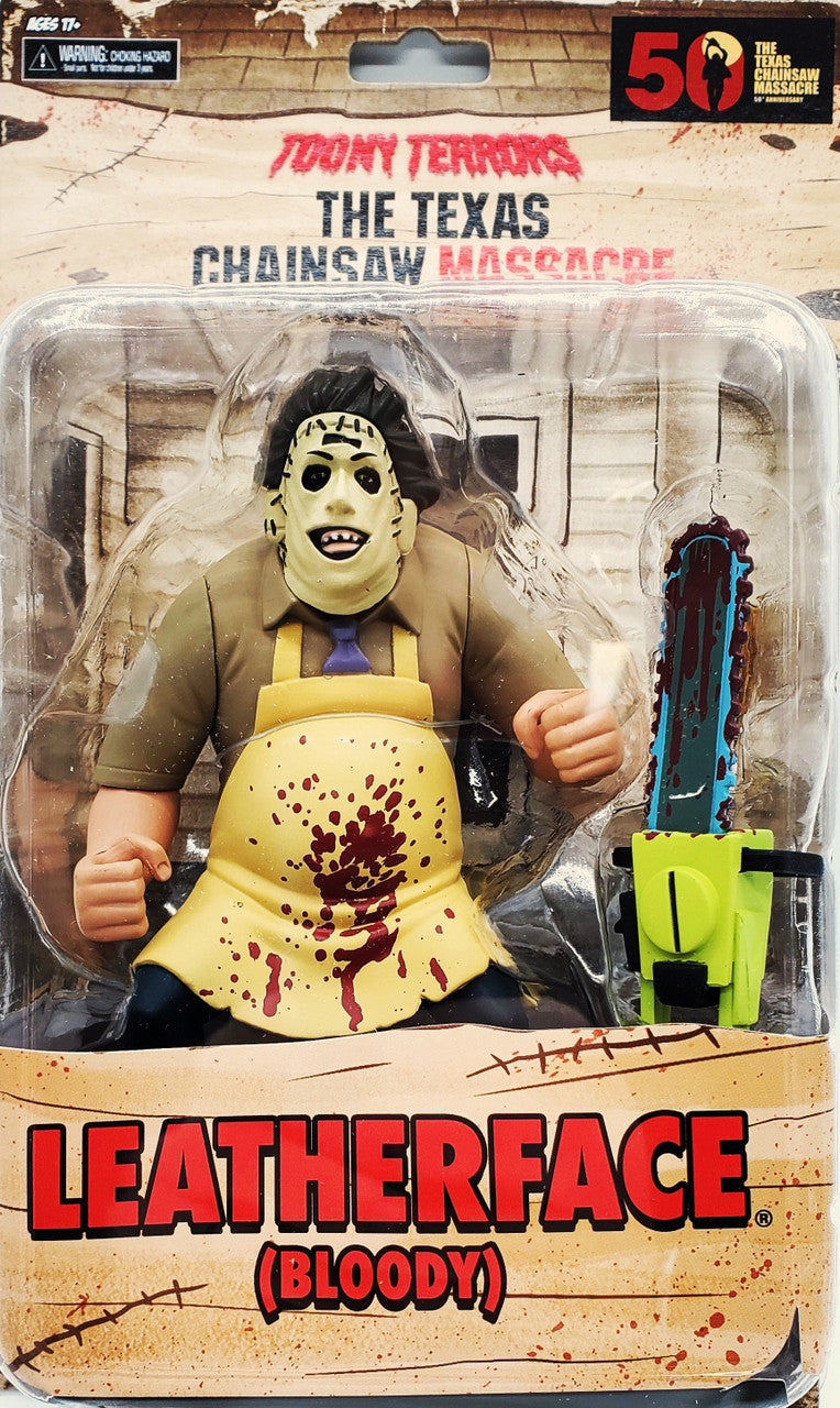 Cargue la imagen en el visor de la galería, Toony Terrors - The Texas Chainsaw Massacre Leatherface 6” Scale Figure
