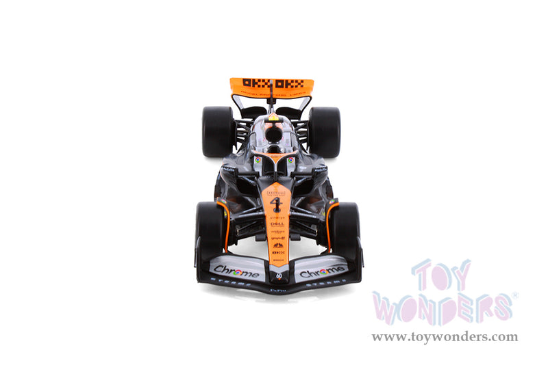 Cargue la imagen en el visor de la galería, Toy Wonders Collectibles McLaren MCL60 - "British GP" Formula One F1 2023 1/24 scale 1Pc Figure
