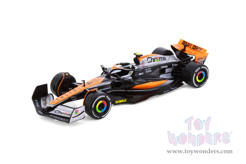 Cargue la imagen en el visor de la galería, Toy Wonders Collectibles McLaren MCL60 - "British GP" Formula One F1 2023 1/24 scale 1Pc Figure
