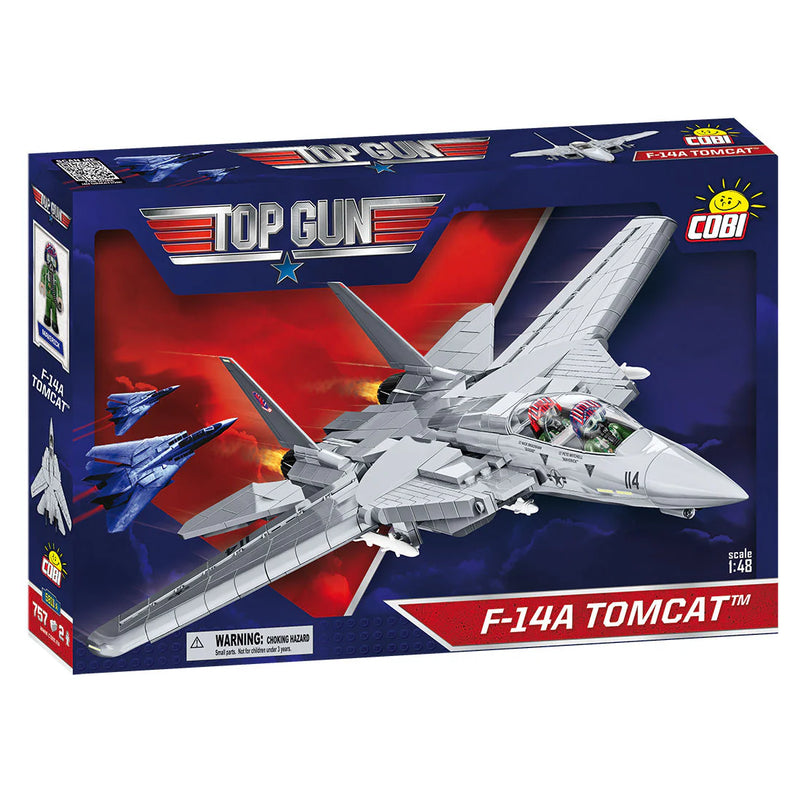 Load image into Gallery viewer, Cobi Armed Forces Top Gun - F-14A Tomcat Fighter Brick Toy

