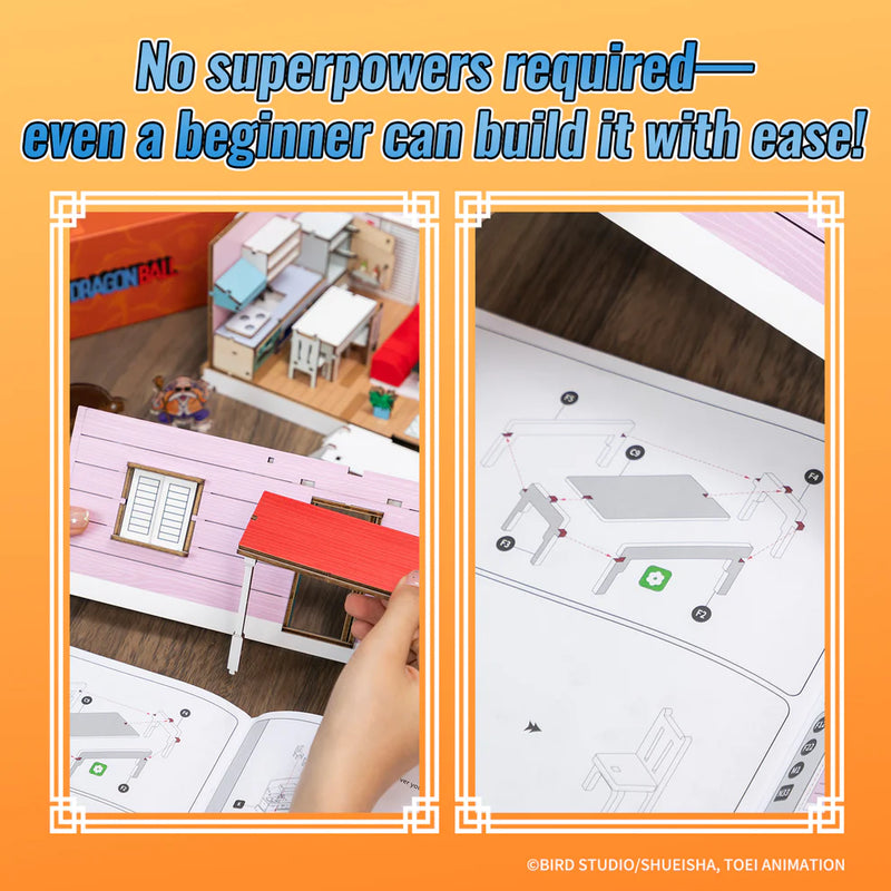 Chargez l'image dans la visionneuse de la galerie, Puremind x Dragon Ball Z - Kame House DIY Miniature House Figure
