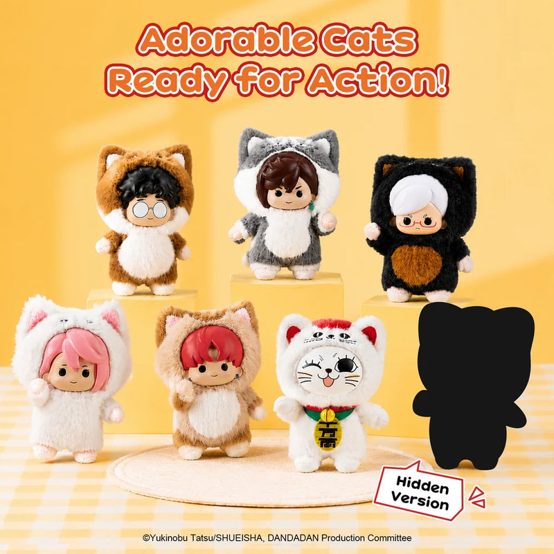 Load image into Gallery viewer, Puremind x Dan Da Dan Meow Mission Plush Series Vinyl 1pc Plush Mystery Box

