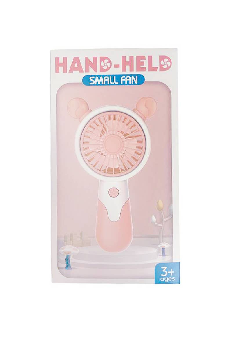 Cargue la imagen en el visor de la galería, Animal Ear Rechargeable Handheld Electric Fan
