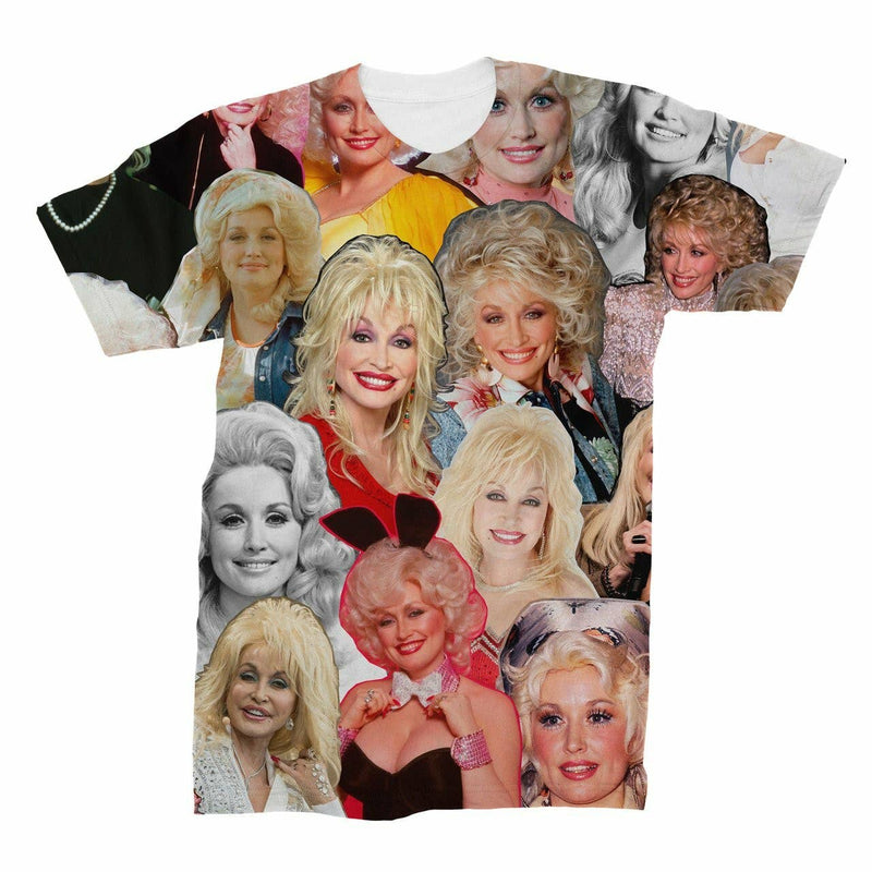 Chargez l&#39;image dans la visionneuse de la galerie, Dolly Parton - Photo Collage T-Shirt
