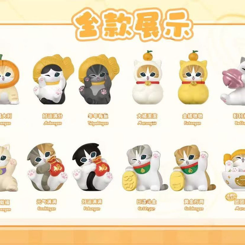 Load image into Gallery viewer, Mofusand Lucky Cat -  Series Vinyl Figure 1Pc Blind Box
