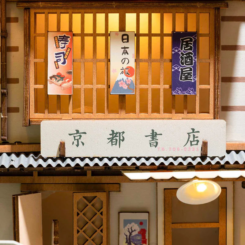 Chargez l&#39;image dans la visionneuse de la galerie, Robotime Rolife - Sakura Densya DIY Book Nook Shelf Insert Figure
