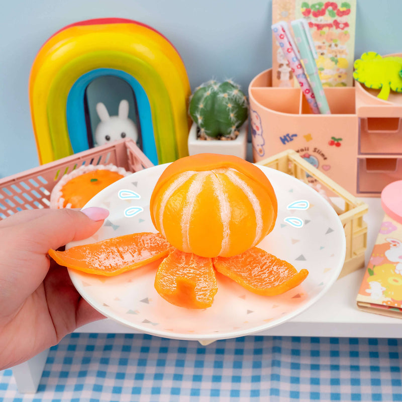 Load image into Gallery viewer, Tangerine Cutie Peeling Fidget Sensory Toy
