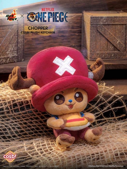 Load image into Gallery viewer, Hot Toys Cosbi One Piece Chopper 1Pc Plush Keychain
