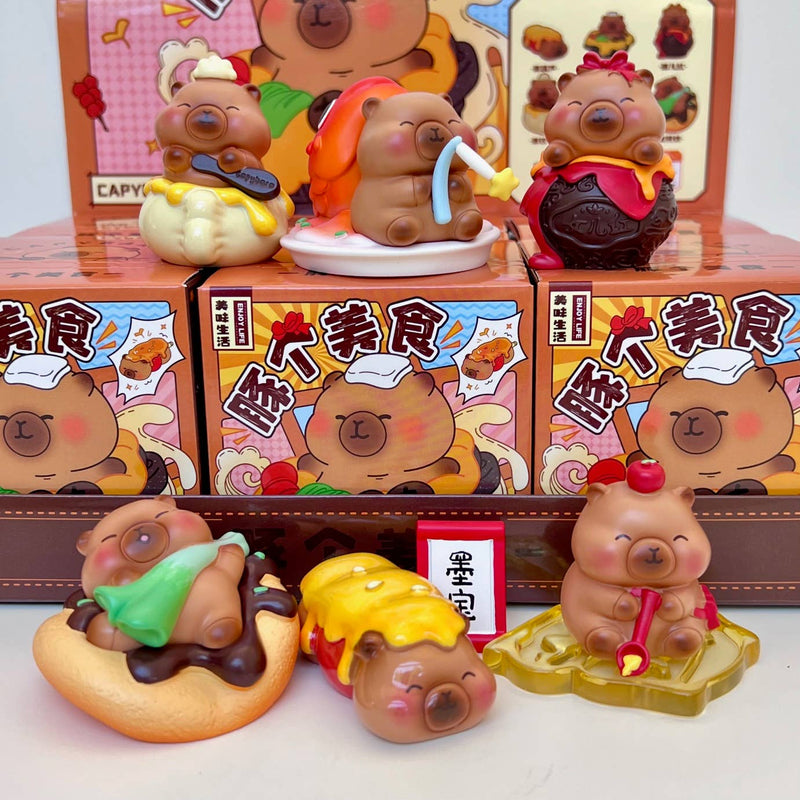 Cargue la imagen en el visor de la galería, BCmini Capybara - 1pc Food Court Blind Box
