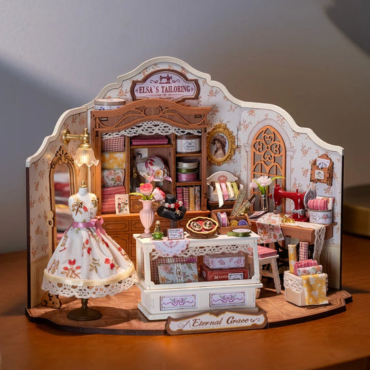 Robotime Rolife - Elsa's Tailoring DIY Miniature House Figure