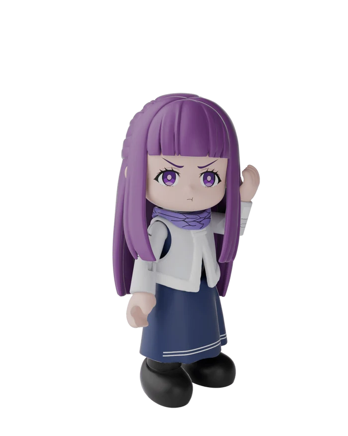 Cargue la imagen en el visor de la galería, Puremind x Frieren - Flexi Figs Magical Journey Vinyl 1pc Mystery Box Figure
