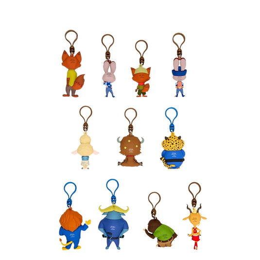 Monogram Zootopia - Series 73 Characters - 1pc 3D Figure Bag Clip Blind Bag