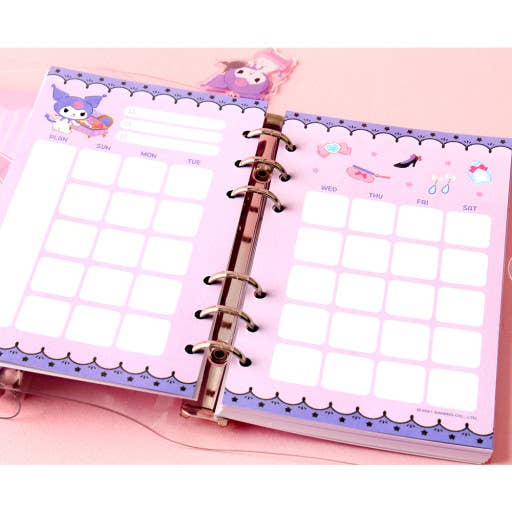 Load image into Gallery viewer, Sanrio - Perpetual Journal Planner NoteBook with Charm
