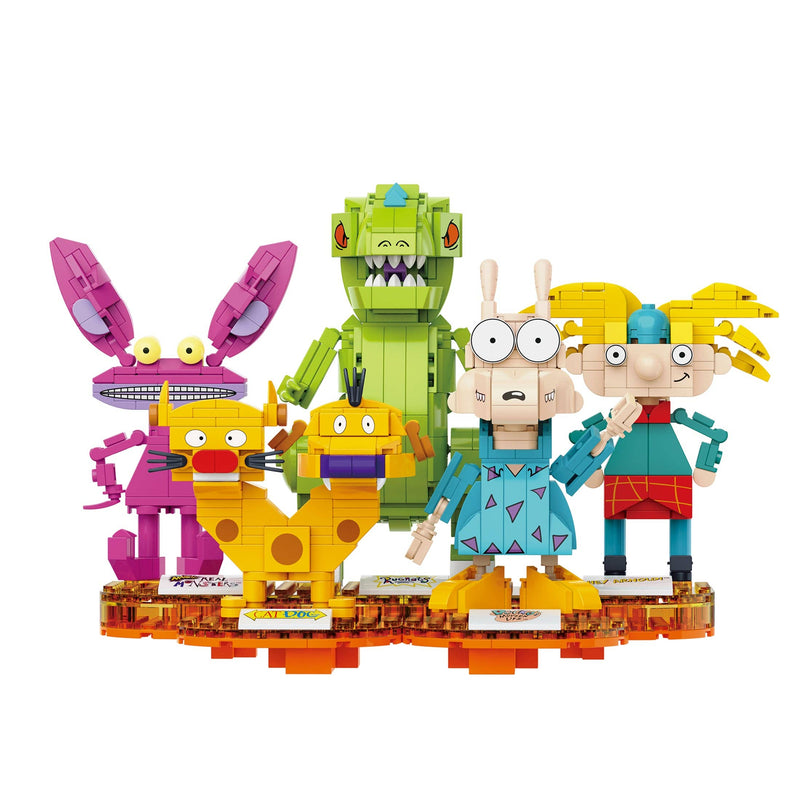 Cargue la imagen en el visor de la galería, Brickcraft Nickelodeon 90s Icons Retro TV Building Brick
