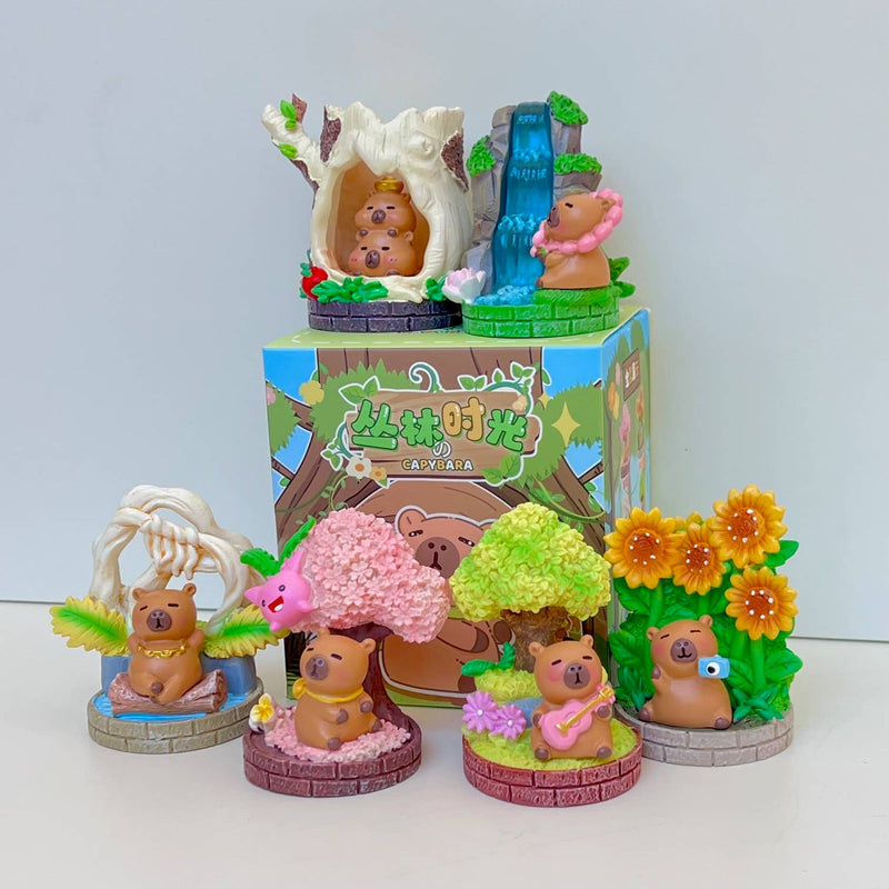 Cargue la imagen en el visor de la galería, BCmini Capybara - 1pc Forest Blind Box
