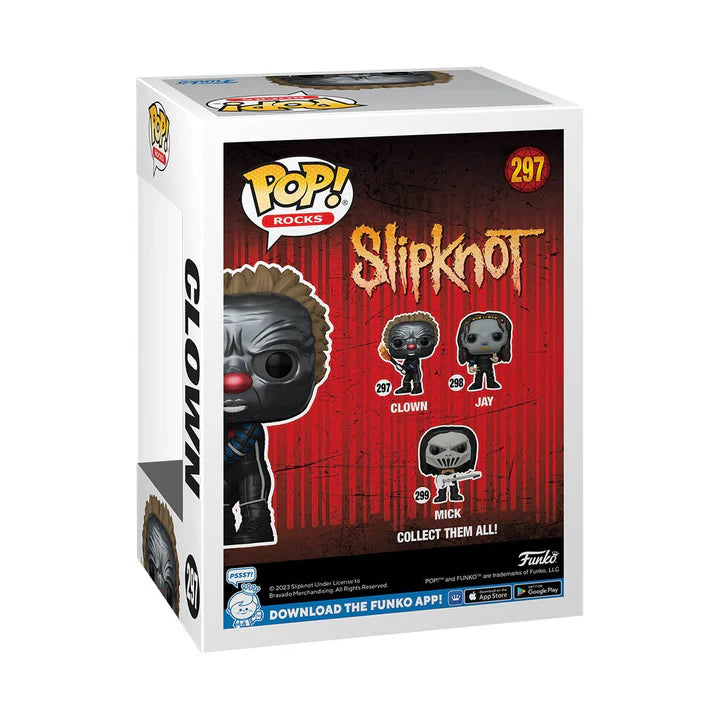 Chargez l&#39;image dans la visionneuse de la galerie, Funko POP! Rocks: Slipknot - Clown with Flame Metallic Vinyl Figure
