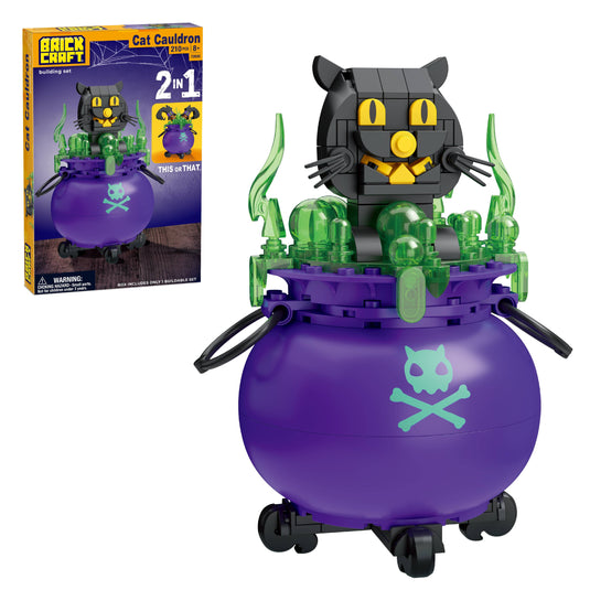 Brickcraft Cat Cauldron Building Brick