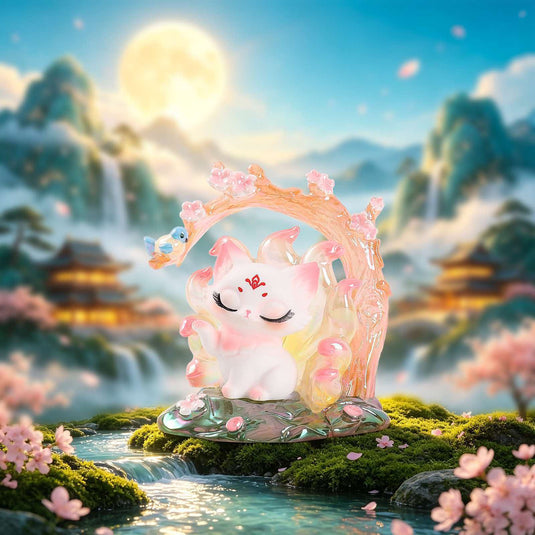 Floral Decor - Nine-Tailed Fox Resin 1Pc Blind Box