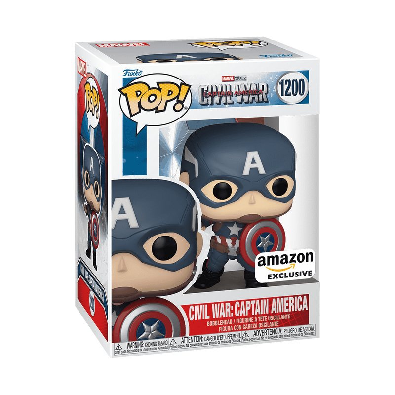 Funko POP! Marvel: Captain America 3 Civil War - Captain America Vinyl Figure