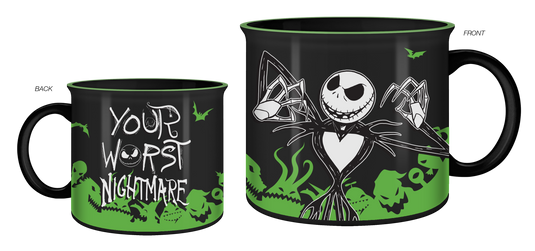 The Nightmare Before Christmas - Scary Jack 20oz Ceramic Camper Mug