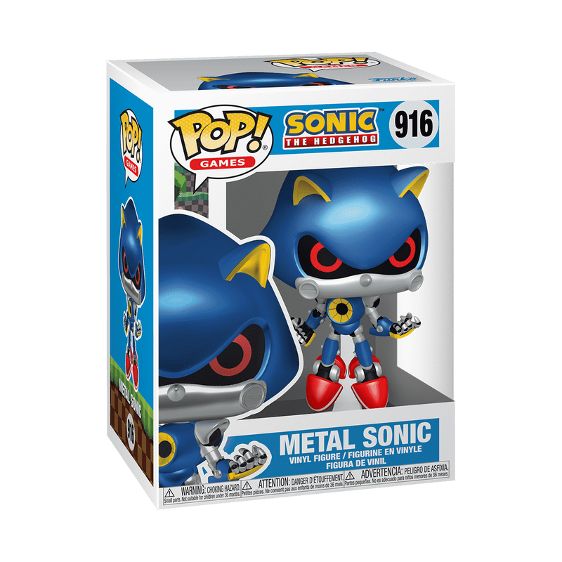 Chargez l&#39;image dans la visionneuse de la galerie, Funko POP &amp; Buddy! Games: Sonic the Hedgehog - Metal Sonic Vinyl Figure
