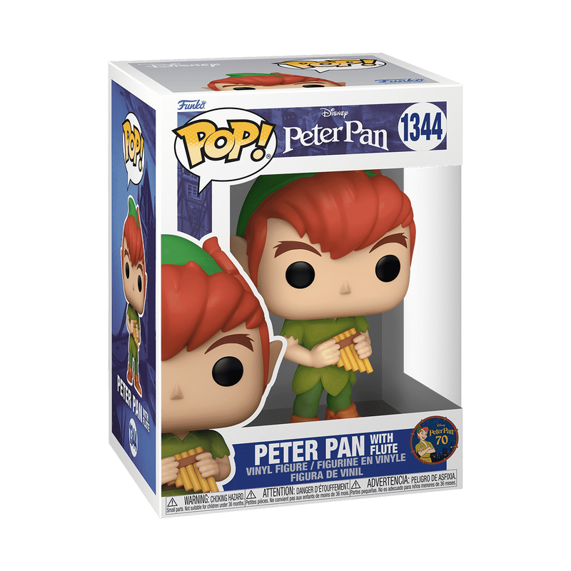 Chargez l&#39;image dans la visionneuse de la galerie, Funko POP! Disney: Disney - Peter Pan With Flute Vinyl Figure
