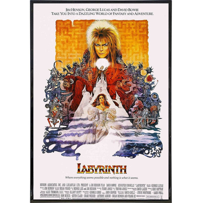 Labyrinth - Film Poster Print 11x17 Wall Frame Art