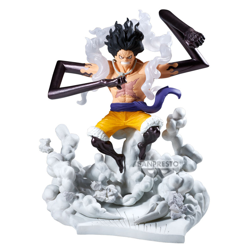 Load image into Gallery viewer, Banpresto One Piece Grandista - Senkozekkei Monkey D.Luffy Gear4 Figure
