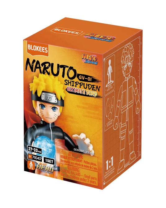 Blokees: Naruto Shippuden GV01 - Ultimate Bond Brick Toy Blind Box