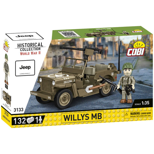 Cobi Historical Collection World War II - Jeep Willys MB Vehicle Brick Toy
