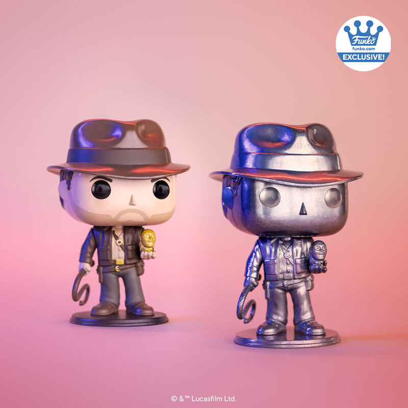 Cargue la imagen en el visor de la galería, Funko Diecast: Indiana Jones w/Idol POP Vinyl Figure
