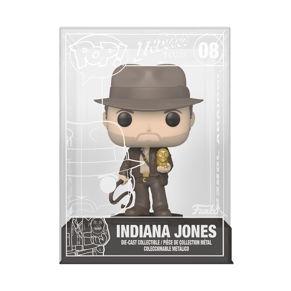 Funko POP! Diecast: ROTLA- Indiana Jones w/Idol Vinyl Figure