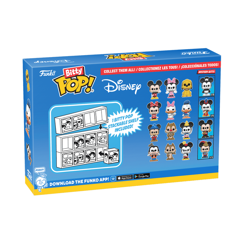 Chargez l&#39;image dans la visionneuse de la galerie, Funko Bitty POP!: Disney - Mickey Mouse &amp; Friends 4Pack Series 2 Vinyl Figure
